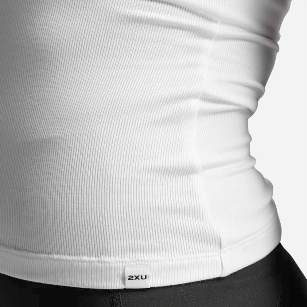 2Xu - Áo thun ba lỗ thể thao nữ Fluid Ribbed Tank Running