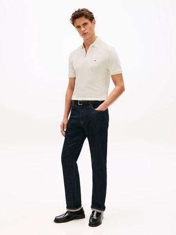 Tommy Hilfiger - Áo thun có cổ polo tay ngắn nam Regular Zip Placket Pique Polo Shirt