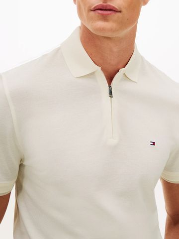 Tommy Hilfiger - Áo thun có cổ polo tay ngắn nam Regular Zip Placket Pique Polo Shirt