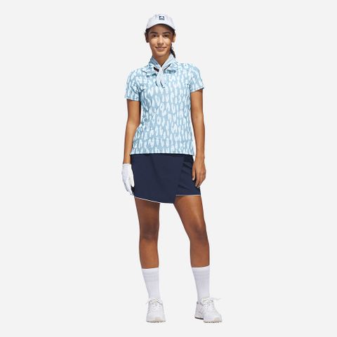 Adidas - Áo Thun Có Cổ Nữ Ultimate Jacquard Short Sleeve Golf Polo
