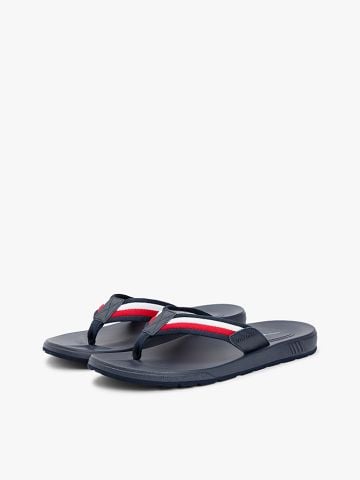 Tommy Hilfiger - Dép Xỏ Ngón Nam Contoured Footbed Signature Tape Flip-Flops