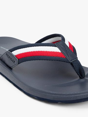 Tommy Hilfiger - Dép Xỏ Ngón Nam Contoured Footbed Signature Tape Flip-Flops