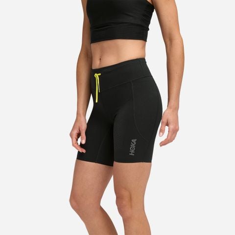 Hoka - Quần ngắn ống bó thể thao nữ Skybreeze Half Tight Running