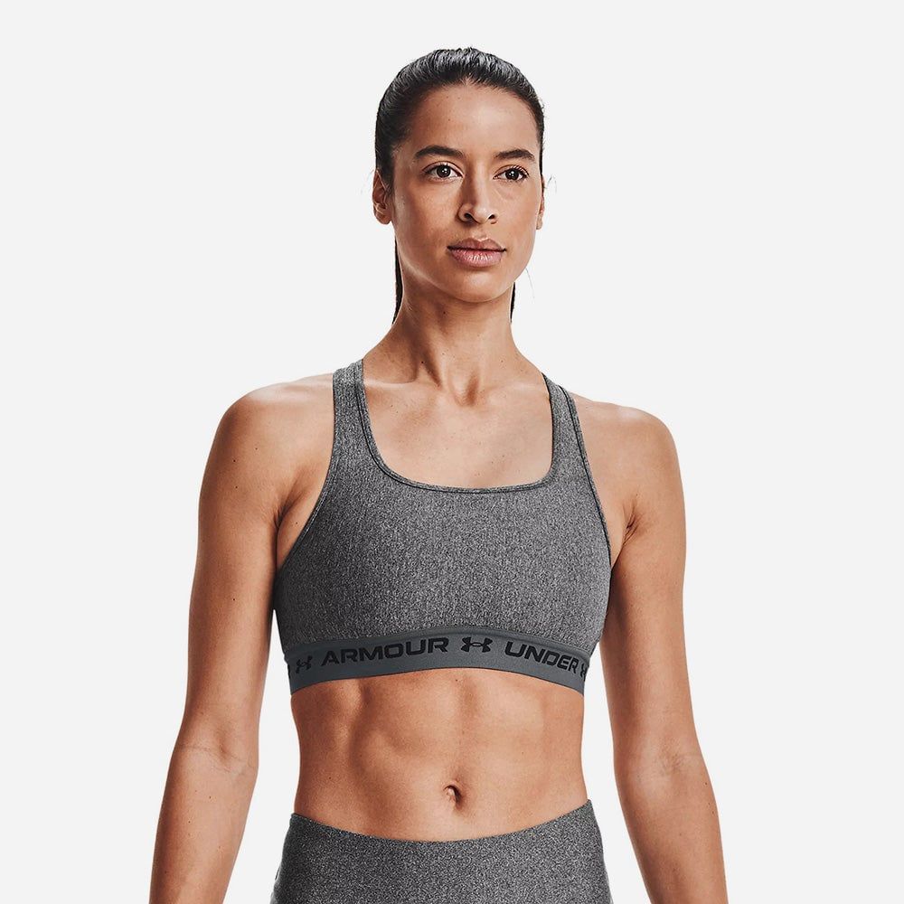 Under Armour - Áo ngực nữ thể thao Ua Crossback Mid Heather Bra Training