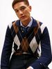 Tommy Hilfiger - Áo len tay dài nam Argyle Rugby Collar Jumper