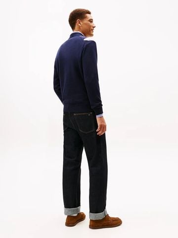 Tommy Hilfiger - Áo len tay dài nam Argyle Rugby Collar Jumper - 4