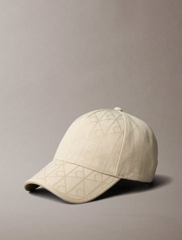 Calvin Klein - Nón Lưỡi Trai Nữ Logo Jacquard Twill Cap