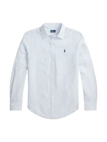 Ralph Lauren - Áo Sơ Mi Nữ Classic Fit Striped Linen Shirt