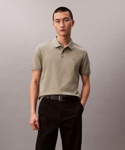 Calvin Klein - Áo Thun Có Cổ Nam Classic Mercerized Interlock Polo