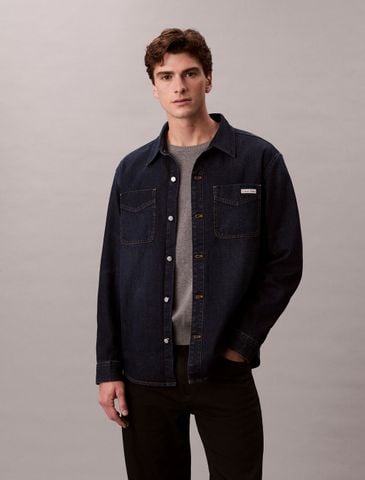 Calvin Klein - Áo khoác sơ mi nam 90's Denim Shirt Jacket