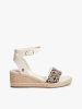 Tommy Hilfiger - Giày Đế Cao Nữ Logo Plaque Jacquard Wedge Heel Espadrilles