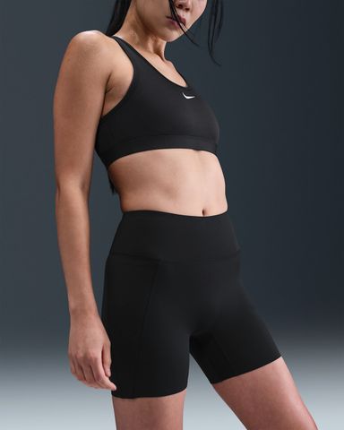 Nike - Quần lửng ống bó thể thao Nữ Universa Women's High-Waisted 12.5cm (approx.) Biker Shorts with No Front Seam