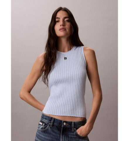 Calvin Klein - Áo Thun Ba Lỗ Nữ Cotton Rib Tank