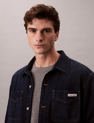 Calvin Klein - Áo khoác sơ mi nam 90's Denim Shirt Jacket
