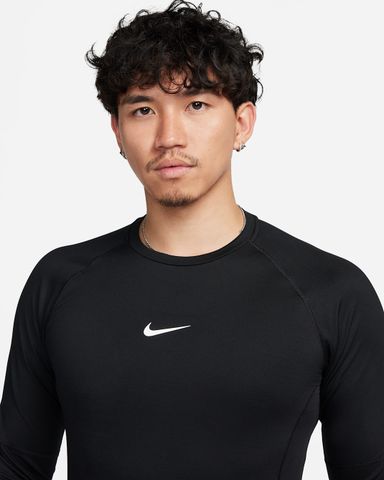 Nike - Áo ôm tay dài thể thao Nam Nike Pro Warm Men's Long-Sleeve Top
