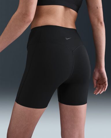 Nike - Quần lửng ống bó thể thao Nữ Universa Women's High-Waisted 12.5cm (approx.) Biker Shorts with No Front Seam