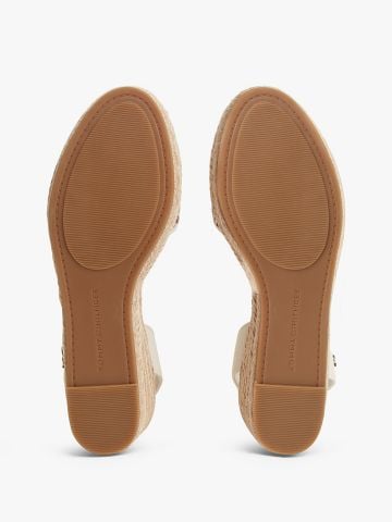 Tommy Hilfiger - Giày Đế Cao Nữ Logo Plaque Jacquard Wedge Heel Espadrilles