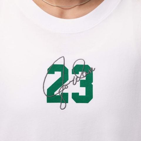 Nike - Áo phông tay ngắn thể thao Nữ Jordan Essentials Women's Short-Sleeve Graphic T-Shirt - 4