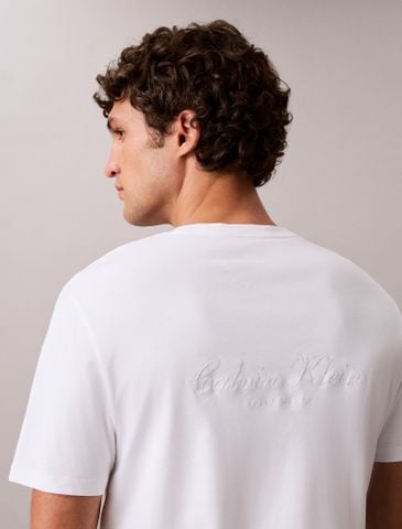 Calvin Klein - Áo Thun Tay Ngắn Nam Script Logo Tee
