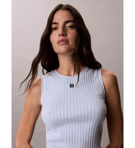 Calvin Klein - Áo Thun Ba Lỗ Nữ Cotton Rib Tank - 4