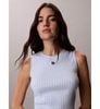 Calvin Klein - Áo Thun Ba Lỗ Nữ Cotton Rib Tank