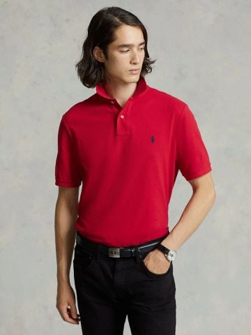 Ralph Lauren - Áo Thun Có Cổ Nam Slim Fit Mesh Polo Shirt