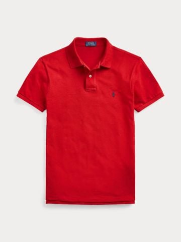 Ralph Lauren - Áo Thun Có Cổ Nam Slim Fit Mesh Polo Shirt