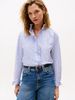 Tommy Hilfiger - Áo sơ mi tay dài nữ Ruffle Collar Poplin Relaxed Fit Shirt