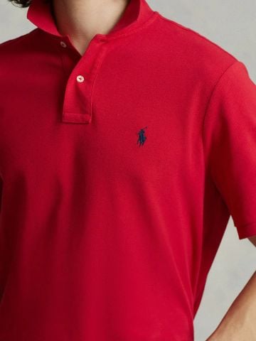 Ralph Lauren - Áo Thun Có Cổ Nam Slim Fit Mesh Polo Shirt
