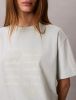 Calvin Klein - Áo Thun Tay Ngắn Nữ Cropped Boxy Graphic Tee