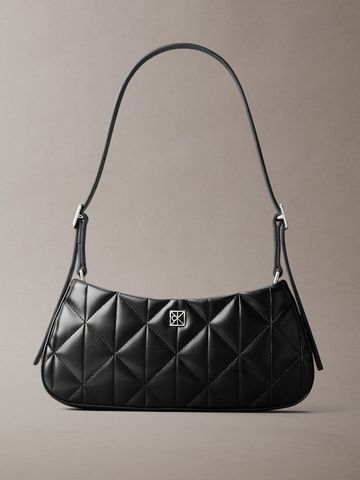 Calvin Klein - Túi xách nữ Quilted Emblem Logo Small Shoulder Bag