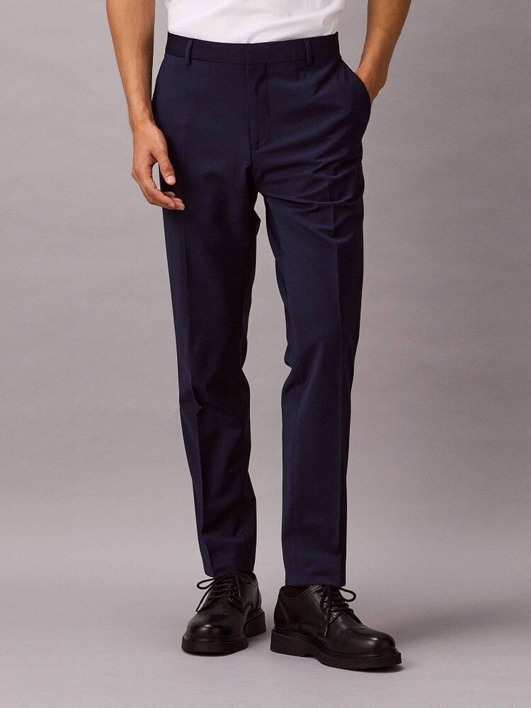 Calvin Klein - Quần tây dài nam Tropical Wool Slim Trouser