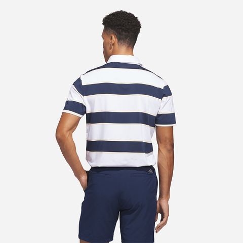 Adidas - Áo Polo Golf Nam Ultimate Plus Jumbo Striped