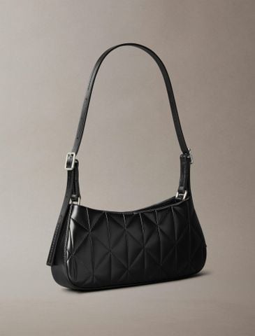 Calvin Klein - Túi xách nữ Quilted Emblem Logo Small Shoulder Bag