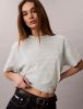 Calvin Klein - Áo Thun Tay Ngắn Nữ Cropped Boxy Graphic Tee