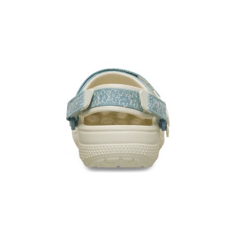 Crocs - Giày Trẻ Em Classic Clog K Denim Flower Summit White