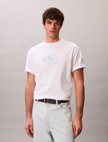 Calvin Klein - Áo Thun Tay Ngắn Nam Elevated Monologo T-Shirt
