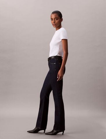 Calvin Klein - Quần jeans ống ôm nữ CK Skinny Bootcut Jeans
