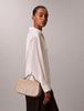 Calvin Klein - Túi xách nữ Quilted Emblem Logo Chain Bag