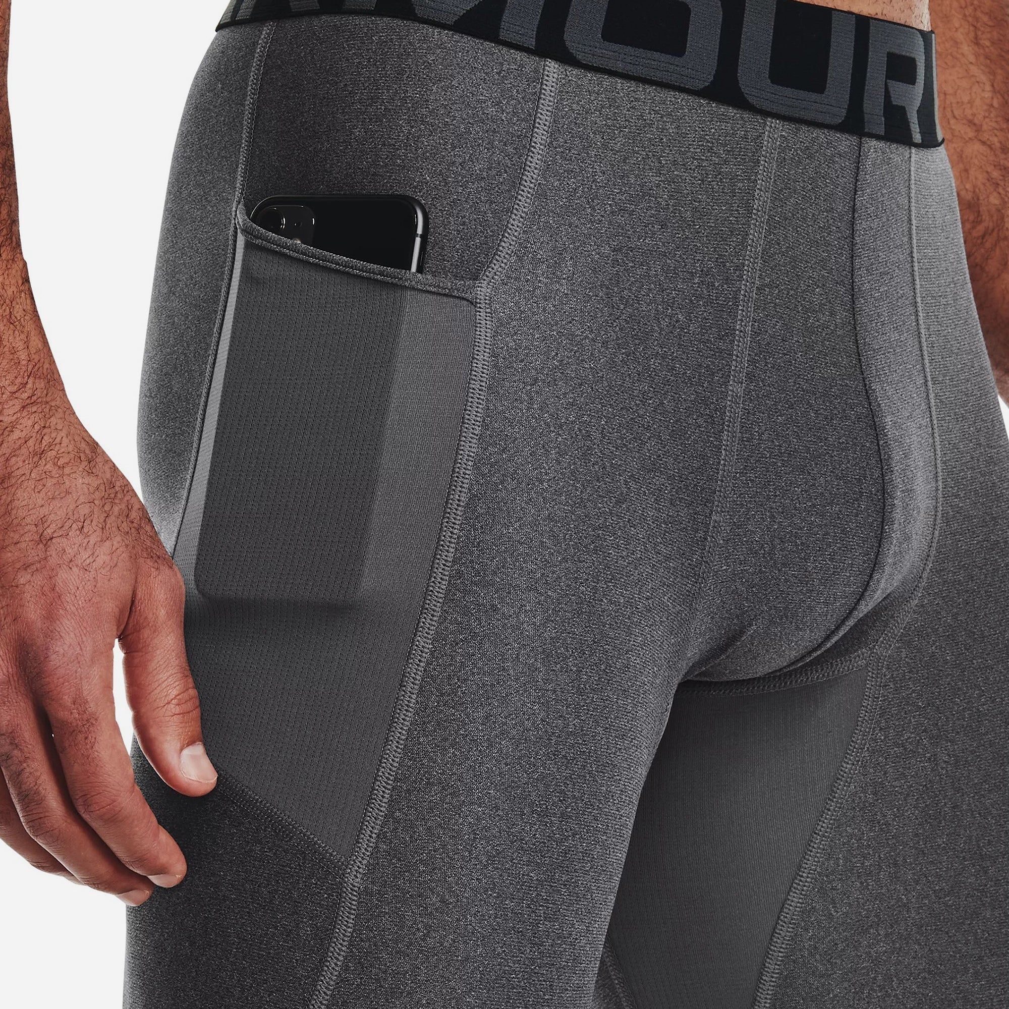 Under Armour - Quần dài ống bó thể thao nam Men's Highrise Armour Leggings