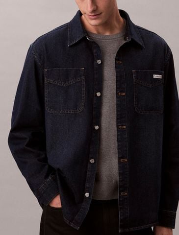 Calvin Klein - Áo khoác sơ mi nam 90's Denim Shirt Jacket - 2
