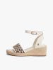 Tommy Hilfiger - Giày Đế Cao Nữ Logo Plaque Jacquard Wedge Heel Espadrilles