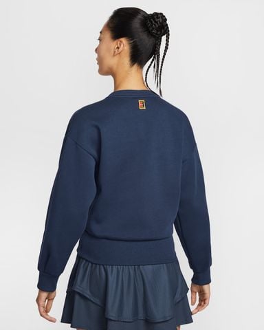 Nike - Áo nỉ Tay Dài Thể Thao Nữ NikeCourt Collection Women's Crew-Neck Tennis Top