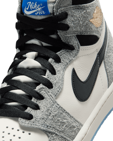 Nike - Giày Thời Trang Nam Air Jordan 1 High OG Cool Grey and Sail