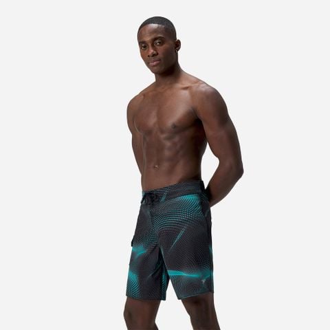 Speedo - Quần đi biển nam The Lookout Print Brdshrt 18" Blue/Green Swimming - 2