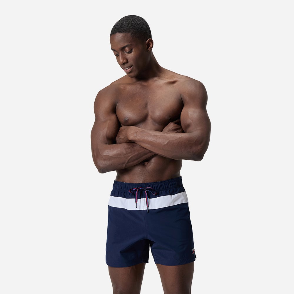 Speedo - Quần đi biển nam Colorblock Volley 16" Swimming