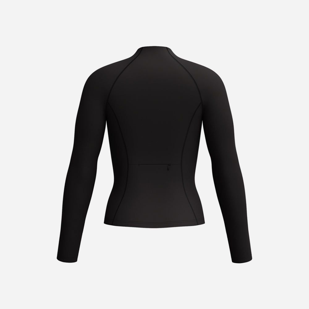 Speedo - Áo bơi tay dài chống nắng nữ Ls Rashguard Black Swimming