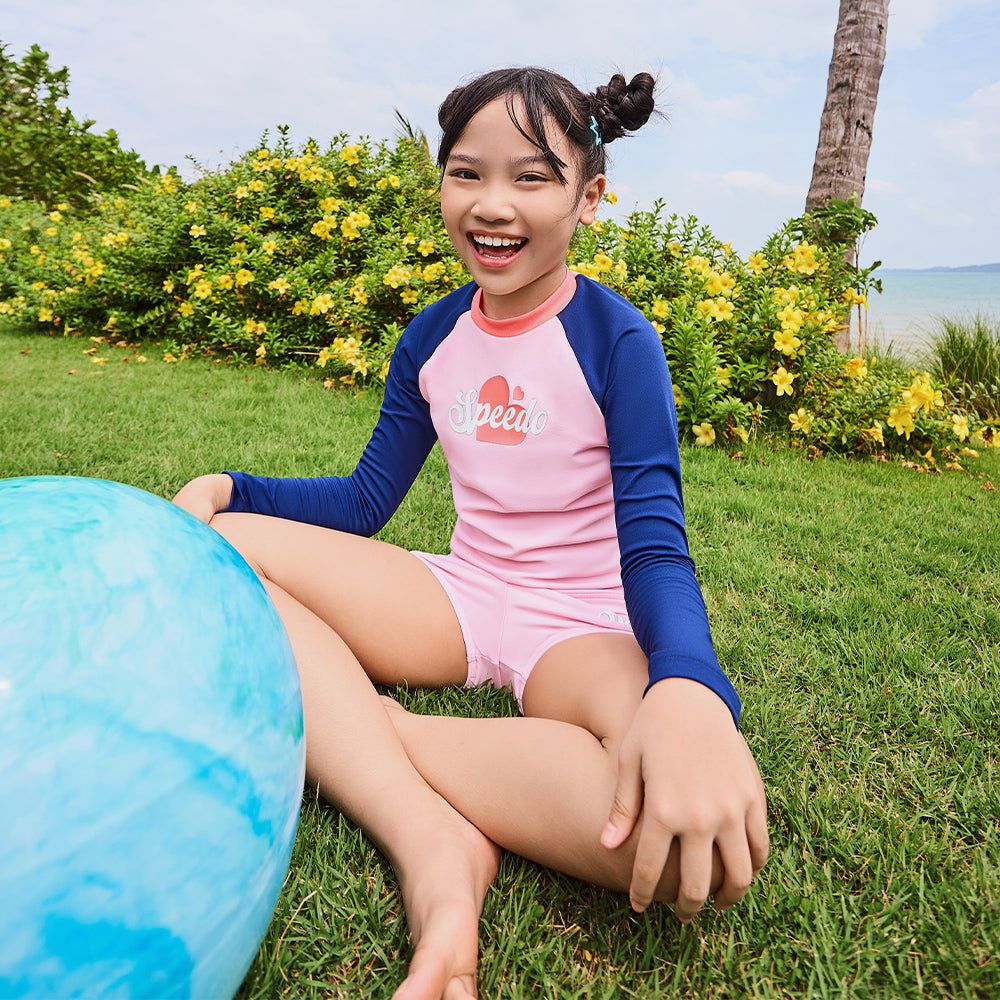 Speedo - Quần bơi bé gái S&L Logo Jf Swimming