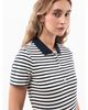 Tommy Hilfiger - Áo thun có cổ polo tay ngắn nữ Heritage Slim Pique Polo