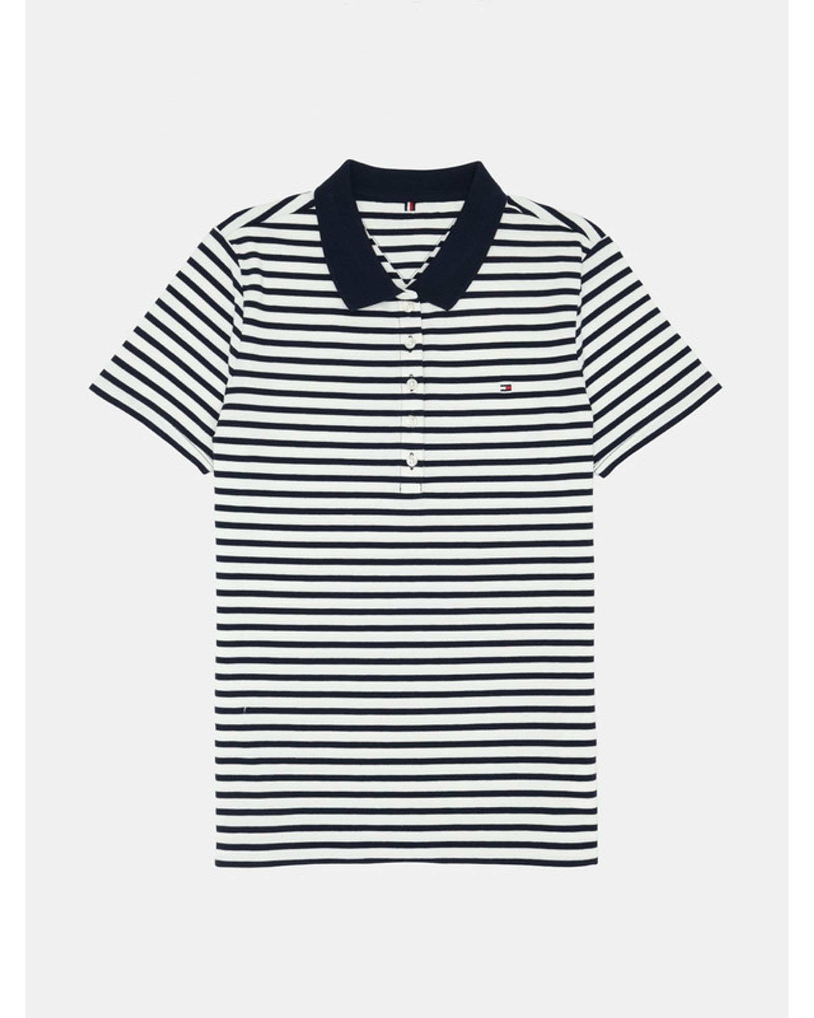 Tommy Hilfiger - Áo thun có cổ polo tay ngắn nữ Heritage Slim Pique Polo